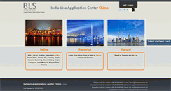 Desktop Screenshot of blsindia-china.com