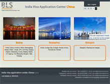Tablet Screenshot of blsindia-china.com